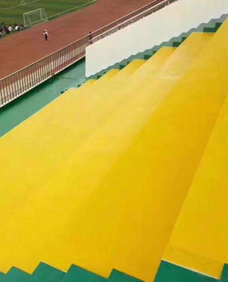 虞城球场台阶翻新修补改造